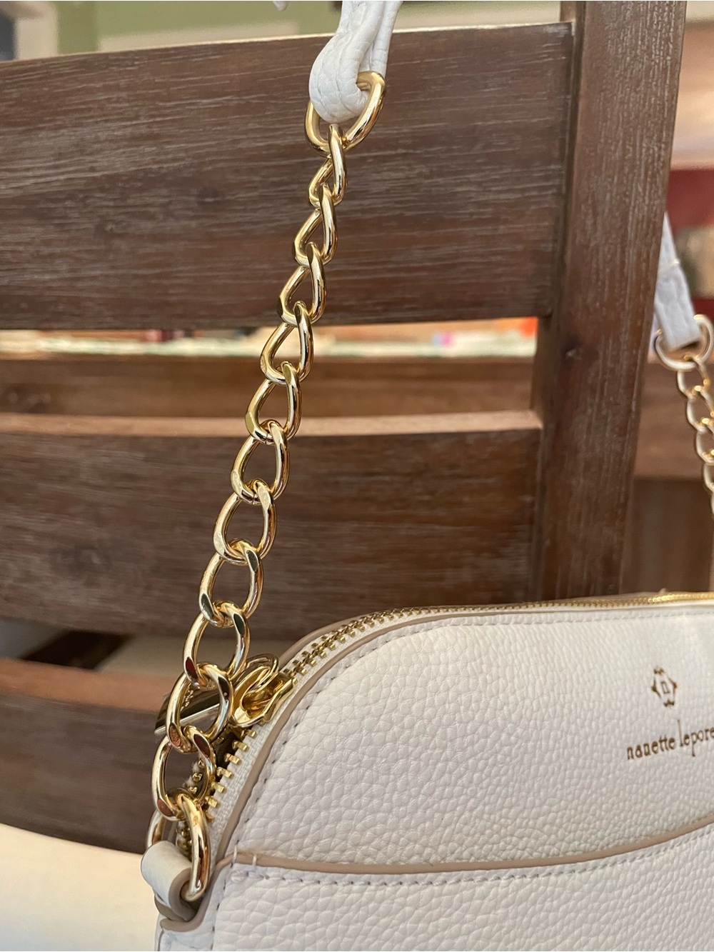 Nanette Lepore Pebbled Leather Crossbody Bag - Picture 8 of 10